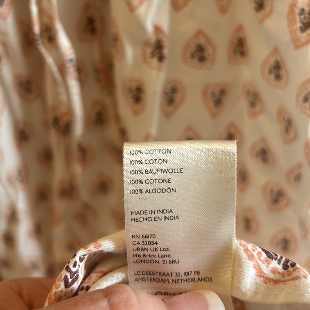 Anthropologie White and Pink Maxi Dress - Picture 7 of 7